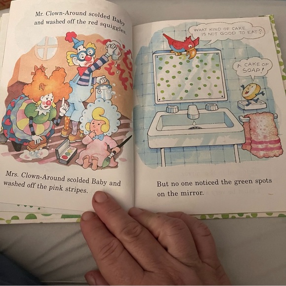 Get well clown around vintage Parents Magazine Press book - Picture 5 of 9